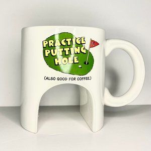 Practice Golf Putting Hole Coffee Cup/Mug- Also Good For Coffee